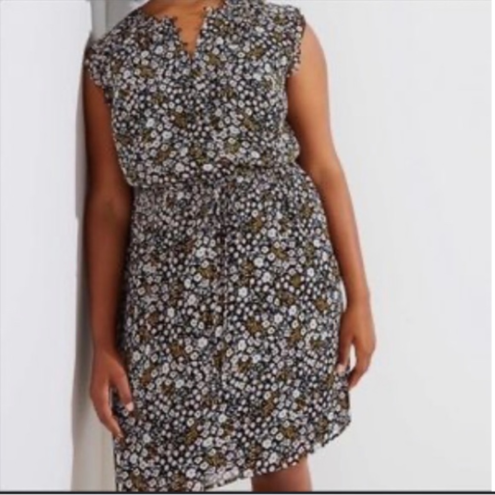 Loft floral ruffle Henley dress NWT size 24w